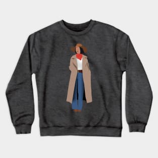 wild west girl Crewneck Sweatshirt